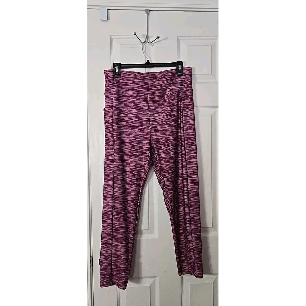 Zone Pro Womans Size XL Leggings Mauve, Burgundy
